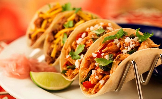 Такос-мини с курицей