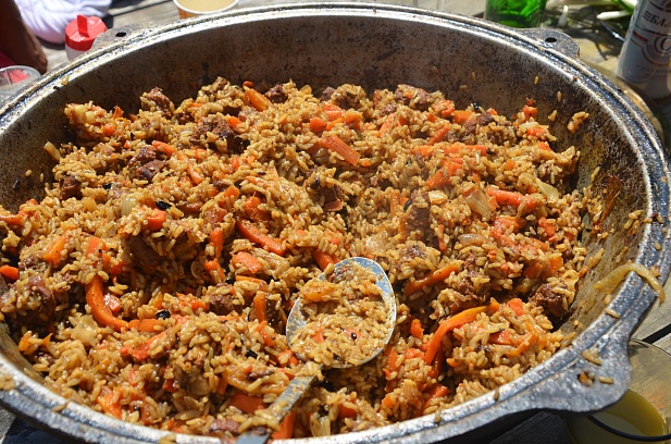 Плов Классический из говядины в казане