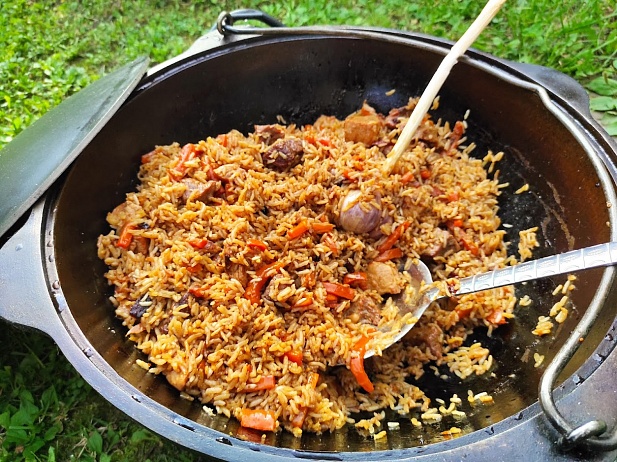 Плов Классический из свинины в казане