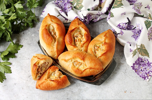 Расстегай с белой рыбой (треска)