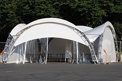 Арочный шатер 100 кв.м