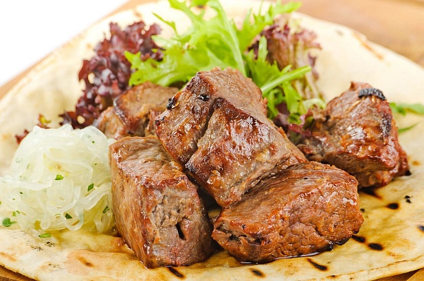 Шашлык из говяжьей вырезки