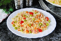 Ризотто с овощами